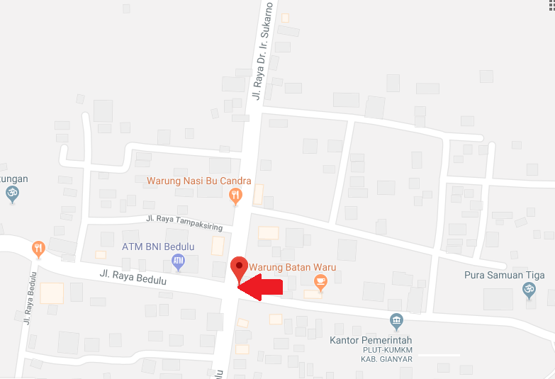 Maps Perempatan Jl. Raya Bedulu - Jl Raya Dr. Ir. Sukarno
