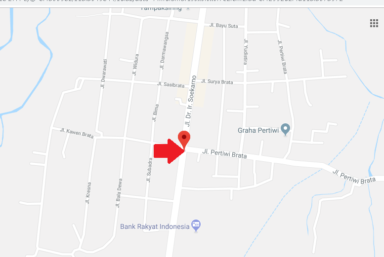 Maps Pasar Tampak Siring